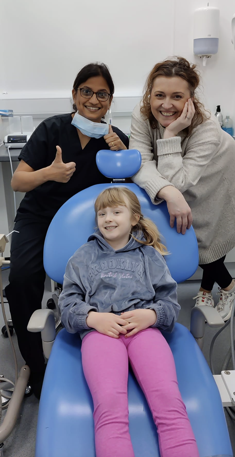 Modern private dental treatment room